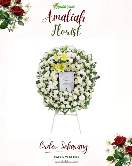 Krans Bunga Duka Tamansatriyan